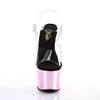 Pleaser - ADORE708 Sandaal met enkelband, Paaldans schoenen - Paaldans schoenen - Zwart/Roze Product image